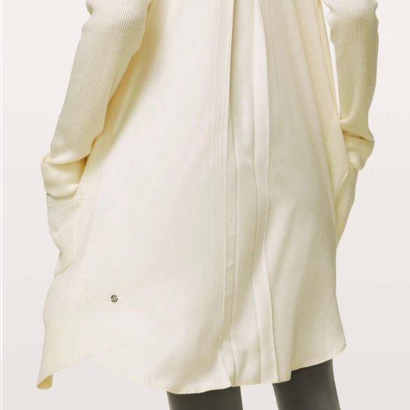 NWT $168 Lululemon Still At Ease Wrap Cardigan Sweater Angel Wing Size 10 - Picture 6 of 15